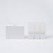 Suzzi｜旅行沐浴禮盒組(皂盒*1個+M號分裝瓶*3支)-希臘白組合